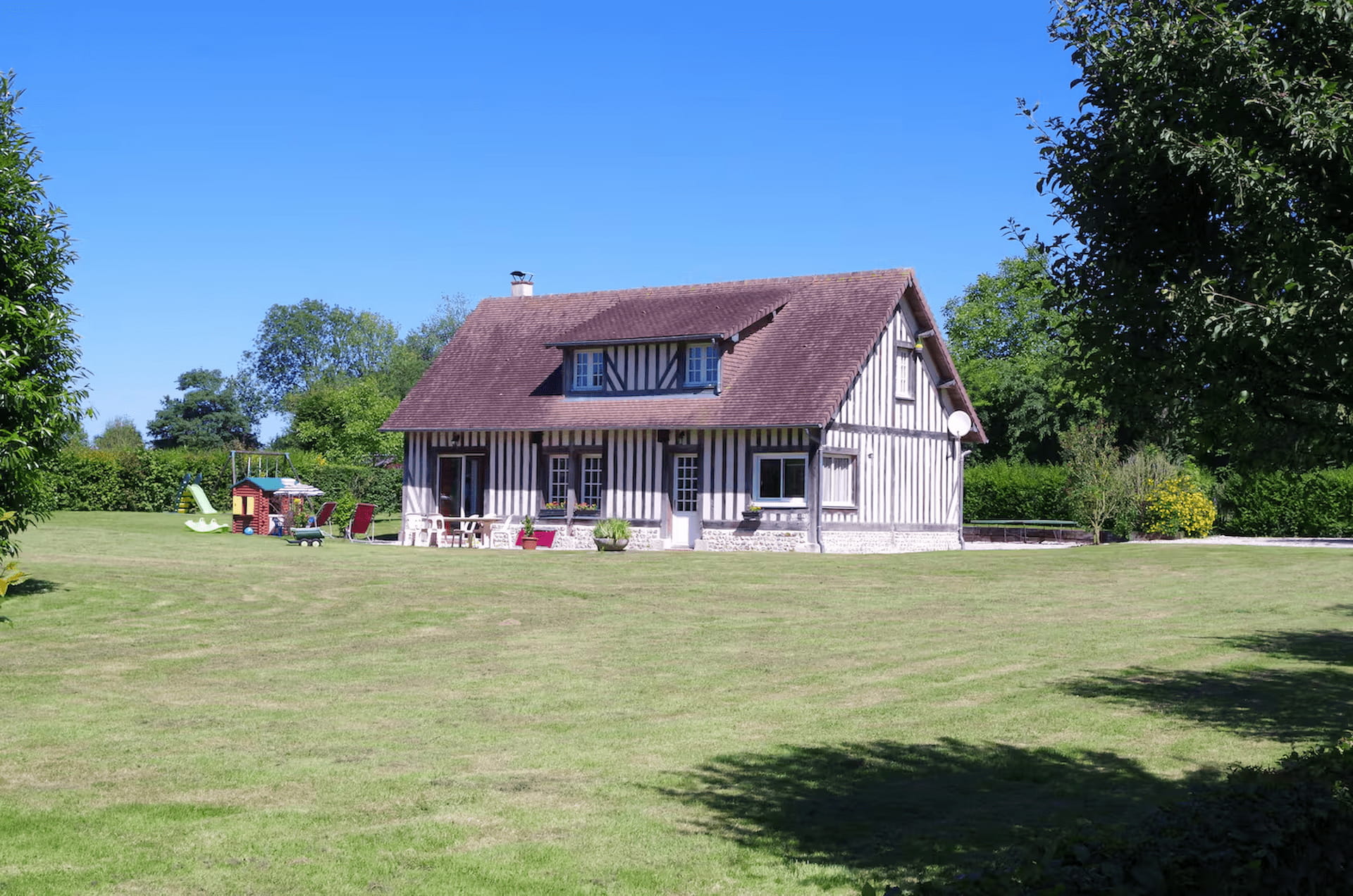 Vue d'ensemble du jardin